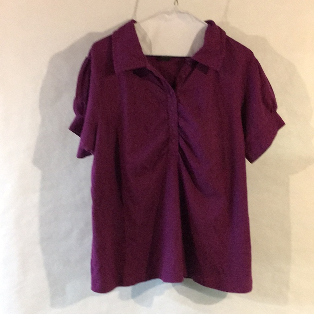 Torrid Polo Shirt Magenta